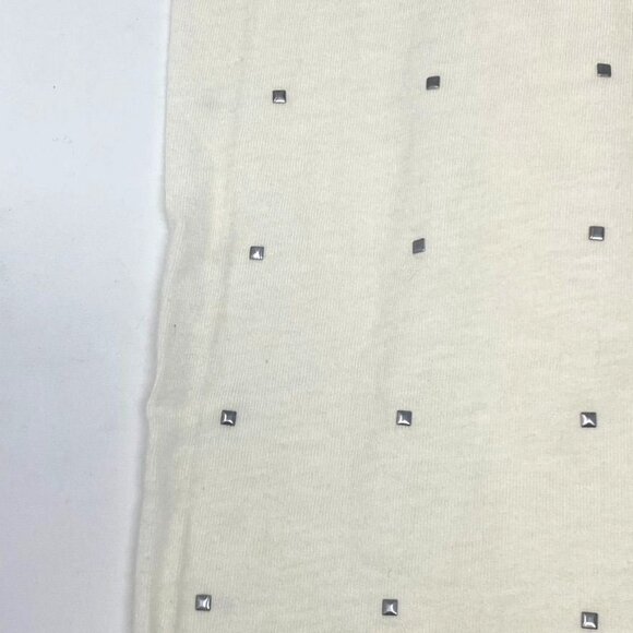 Vintage Juicy Couture Ivory Infinity Scarf Metal Embellishments. B8 - Picture 7 of 10